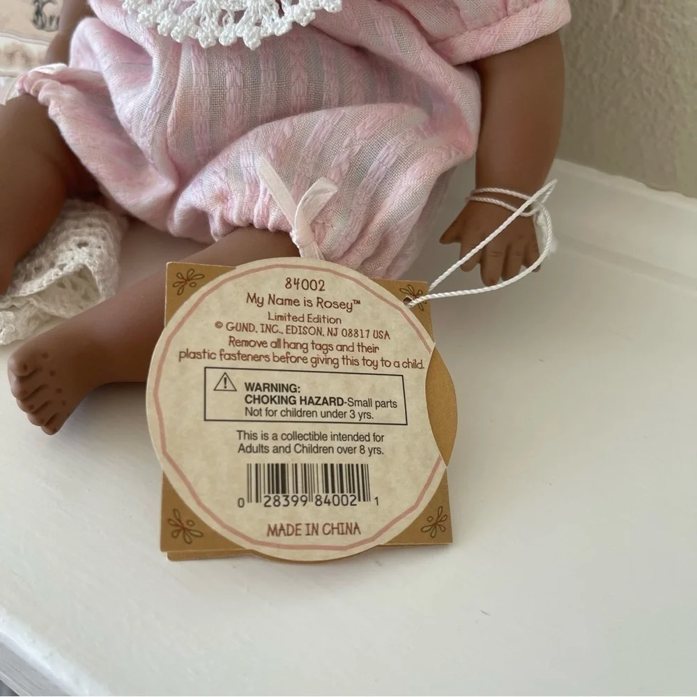 Berdine Creedy Rosey Porcelain Baby Doll 10 Inch